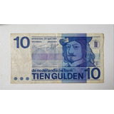 Cédula Da Holanda 10 Gulden Bc/mbc