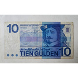 Cédula Da Holanda 10 Gulden Bc-mbc