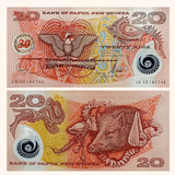 Cedula Da Papua Nova Guiné: 20 Kina Fe De 2003