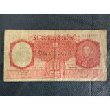 Cedula De 10 Pesos Antiga Da