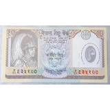 Cédula De 10 Rupees 2007-2015 Polímero Origem Nepal. Fe* 