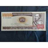 Cedula De 5000 Pesos Bolívia 