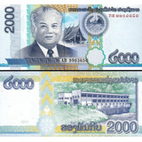 Cédula De Laos - 2.000 Kip