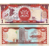 Cédula De Trinidad & Tobago - 1 Dolar 2006 Flor De Estampa