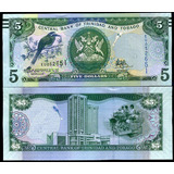 Cédula De Trinidad & Tobago - 5 Dolares 2006 Flor De Estampa