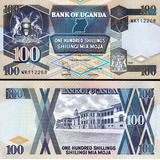 Cédula De Uganda - 100 Shillings