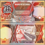 Cédula De Uganda - 200 Shillings