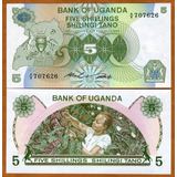 Cédula De Uganda - 5 Shillings