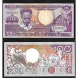 Cedula Do Suriname 100 Gulden 1986