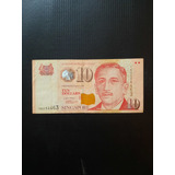 Cédula Estrangeira Antiga De Singapura 10 Dollars Mbc Bonita