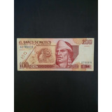 Cédula Estrangeira Antiga Do México 100 Nuevos Pesos Mbc++