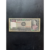 Cédula Estrangeira Da Bolívia 1000 Pesos