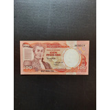 Cédula Estrangeira Da Colômbia 100 Pesos Oro Ano 1989 Fe 