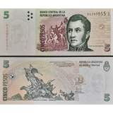 Cédula Fe Argentina 5 Pesos