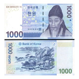 Cédula Fe Coreia Do Sul 1.000 Won