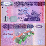 Cédula Fe Estrangeira 1 Dinar Líbia