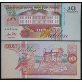 Cédula Fe Estrangeira 10 Gulden Suriname