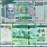 Cédula Fe Estrangeira 2.000 Francos Guiné 