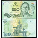 Cédula Fe Estrangeira 20 Baht 2013 Tailândia 