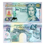 Cédula Fe Gibraltar 1 Pound Rainha (comemorativa Do Milênio)