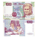Cédula Fe Itália 1.000 Liras