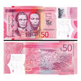 Cédula Fe Jamaica 50 Dólares Polímero 