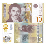 Cédula Fe Sérvia 10 Dinara