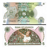 Cédula Fe Uganda 5 Shillings