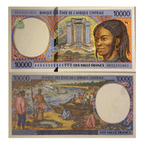 Cédula Guiné Equatorial - 10.000 Francs