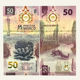 Cédula México - 50 Pesos 2022 - Polímero Fe