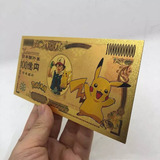 Cédula Nota Comemorativa Pokemon Pikachu 10.000