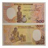 Cédula Rep. Centro Africana - 500