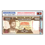 Cédula Suazilandia 100 Emalangeni 2004 P33