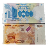 Cédula Uganda 5, 1000 Shillings De 1996 Fe