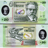 Cédula Uruguai 20 Pesos Uruguayos (
