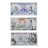 Cédulas Colômbia 1/5/20 Pesos Oro