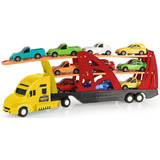 Cegonheira Homeplay Frota Forte 2066 Com 10 Carrinhos