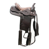 Cela Americana Quarto De Milha Luxo Entalhada+ Manta Oferta!