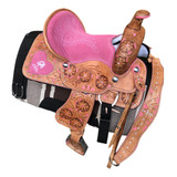 Cela Feminina Para Três Tambores Rosa C/ Strass + Nome