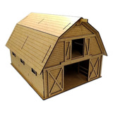 Celeiro Curral Mini Fazendinha Brinquedo Mdf