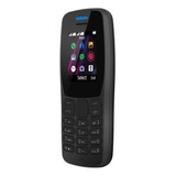 Celular Idosos Nokia 110 Preto Rádio Fm E Leitor Mp3 