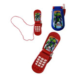 Celular Infantil Telefone Baby Phone Azul Musical