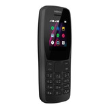 Celular Nokia 110 Dual Sim Mp3 Rádio Fm Preto Com Brinde 