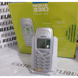 Celular Nokia 3310 Original Brasil Na Caixa Antigo Chip 100%