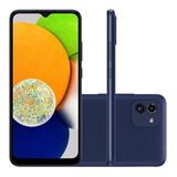 Celular Smartphone Galaxy A03 Octa-core 4gb Ram 64gb - Azul
