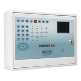 Central Alarme Incêndio Endereçável Compact 80e Com Bateria Cor Branco