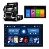 Central Multimidia 2din Caminhao Scania Moldura Conversor