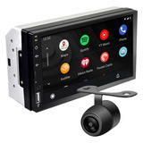 Central Multimidia Mp10 Carplay Android Auto 2 Din Câmera Ré