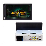 Central Multimídia Mp5 1 Din 7 Usb Sd Card Aux Bt Fm H-tech