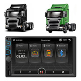 Central Multimidia Mp5 Carreta Bluetooth Espelha Android Ios